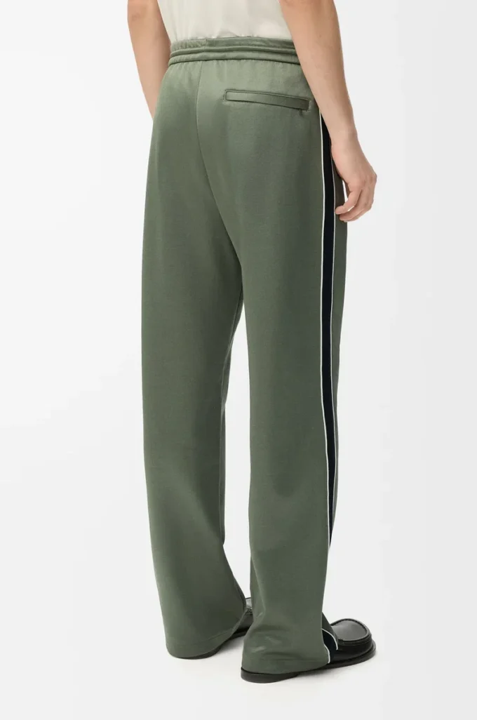 Pantaloni da tuta in jersey tecnico Verde cachi Pantaloni da tuta in jersey tecnico Verde cachi