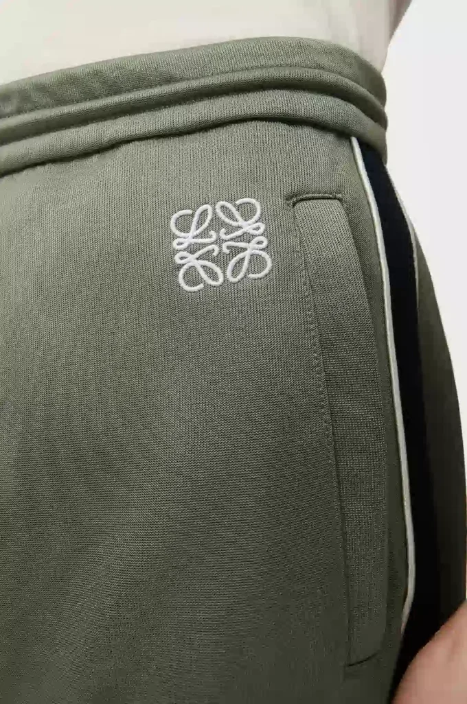 Pantaloni da tuta in jersey tecnico Verde cachi Pantaloni da tuta in jersey tecnico Verde cachi
