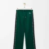 Pantaloni da tuta in jersey tecnico verde scuro