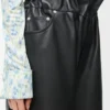 Pantaloni flamenco in nappa di agnello Nero