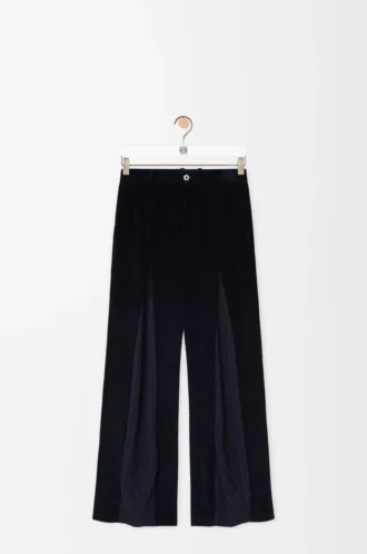 Pantaloni ibridi in cotone e lana Blu navy scuro/Navy Pantaloni ibridi in cotone e lana Blu navy scuro/Navy