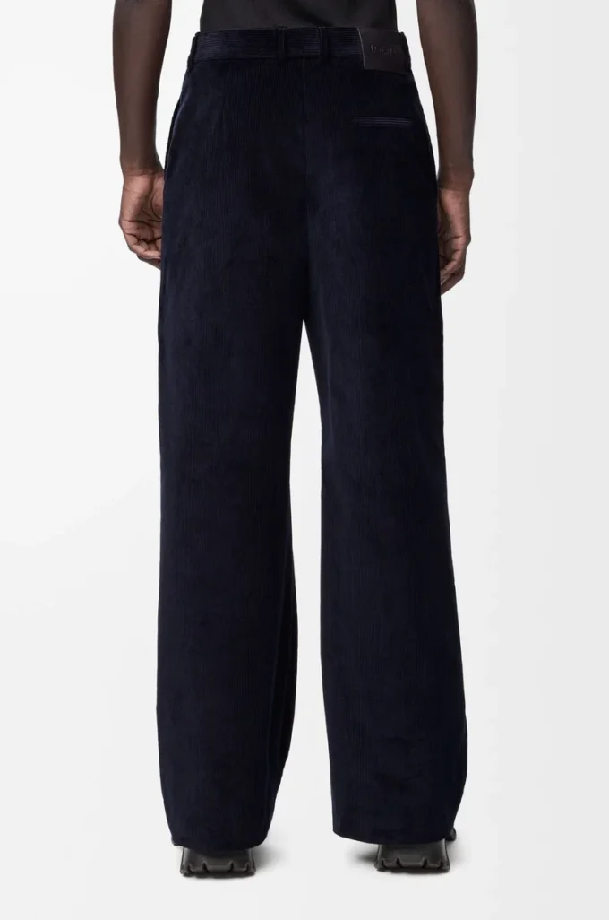 Pantaloni ibridi in cotone e lana Blu navy scuro/Navy Pantaloni ibridi in cotone e lana Blu navy scuro/Navy