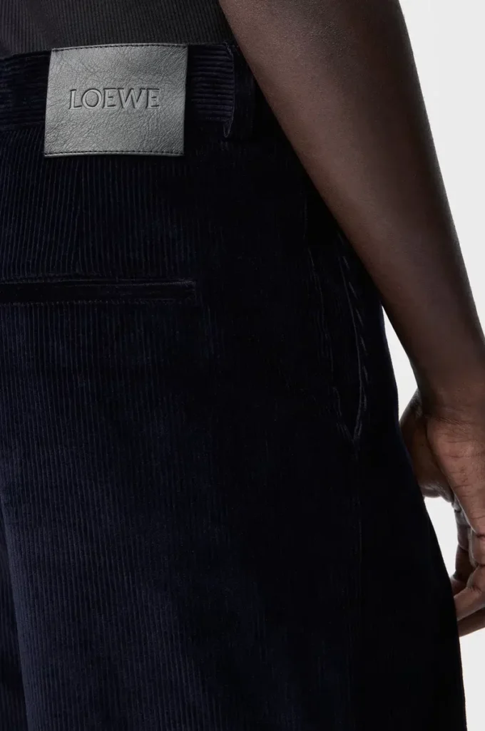 Pantaloni ibridi in cotone e lana Blu navy scuro/Navy Pantaloni ibridi in cotone e lana Blu navy scuro/Navy
