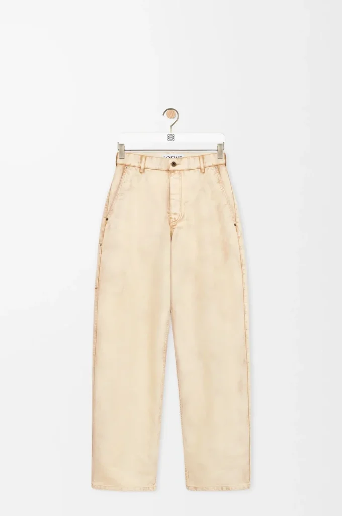 Pantaloni in cotone Beige Pantaloni in cotone Beige