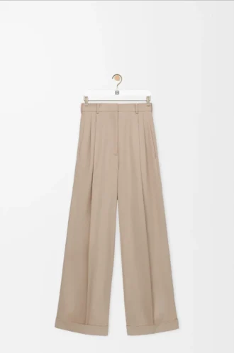 Pantaloni in cotone Beige