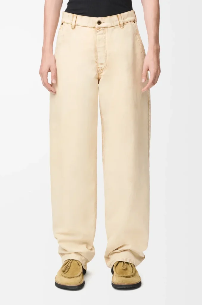 Pantaloni in cotone Beige Pantaloni in cotone Beige