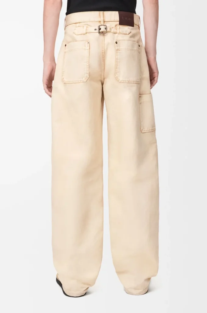 Pantaloni in cotone Beige Pantaloni in cotone Beige