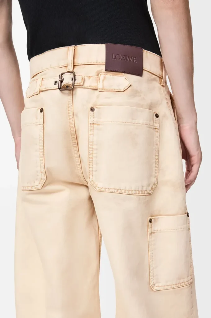 Pantaloni in cotone Beige Pantaloni in cotone Beige