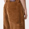 Pantaloni in cotone marrone