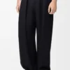 Pantaloni in lana Blu navy scuro