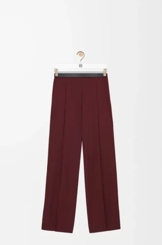 Pantaloni in lana bordeaux Pantaloni in lana bordeaux
