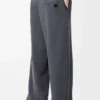 Pantaloni in lana grigio melange