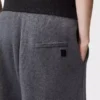 Pantaloni in lana grigio melange