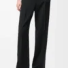 Pantaloni in lana Nero