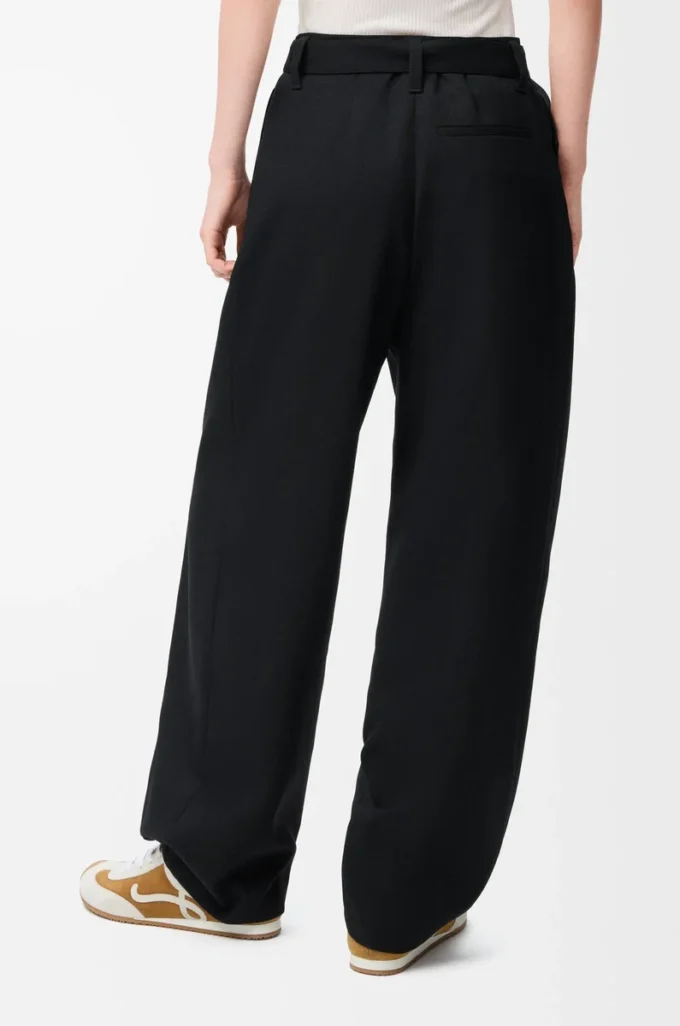 Pantaloni in lana Nero Pantaloni in lana Nero