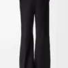 Pantaloni in lana Nero