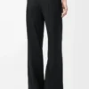 Pantaloni in lana Nero