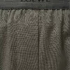 Pantaloni in lana verde kaki Pantaloni in lana verde kaki