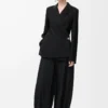 Pantaloni in tessuto tecnico Nero