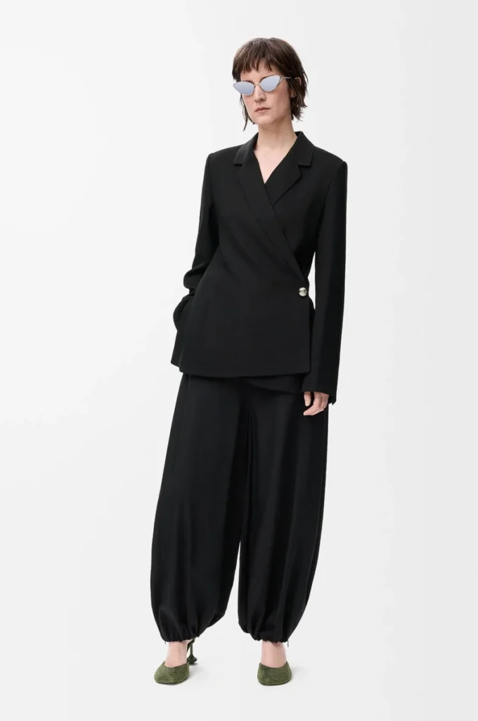 Pantaloni in tessuto tecnico Nero