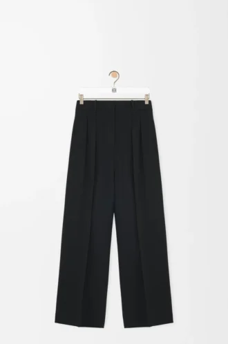 Pantaloni in viscosa elasticizzata Nero