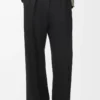 Pantaloni in viscosa elasticizzata Nero