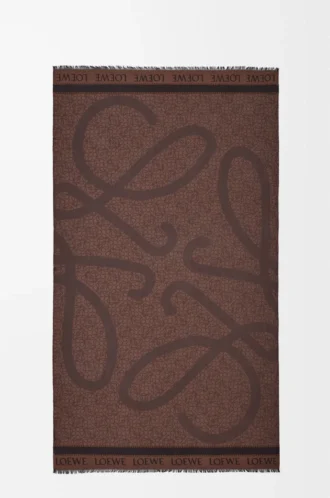 Pareo in cotone Nero/Marrone