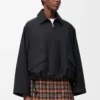 Parka con cappuccio in cotone Nero Parka con cappuccio in cotone Nero