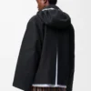 Parka con cappuccio in cotone Nero Parka con cappuccio in cotone Nero
