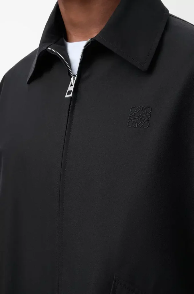 Parka con cappuccio in cotone Nero Parka con cappuccio in cotone Nero