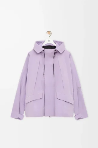 Parka corto in cotone tecnico Lilla