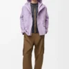 Parka corto in cotone tecnico Lilla Parka corto in cotone tecnico Lilla