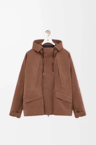Parka corto in cotone tecnico Toffee