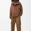 Parka corto in cotone tecnico Toffee Parka corto in cotone tecnico Toffee