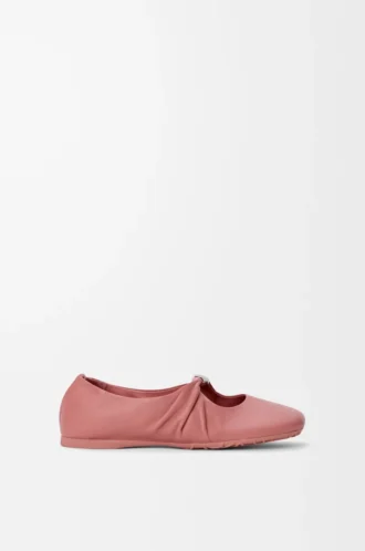 Pebble Ballerina morbida in nappa di agnello Blush Pebble Ballerina morbida in nappa di agnello Blush