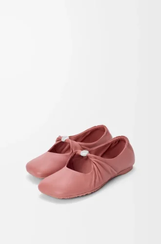 Pebble Ballerina morbida in nappa di agnello Blush Pebble Ballerina morbida in nappa di agnello Blush