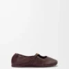 Pebble Ballerina morbida in pelle di agnello nappa bordeaux Pebble Ballerina morbida in pelle di agnello nappa bordeaux