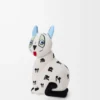 Peluche gatto in velluto di cotone Bianco morbido Peluche gatto in velluto di cotone Bianco morbido