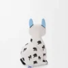 Peluche gatto in velluto di cotone Bianco morbido Peluche gatto in velluto di cotone Bianco morbido
