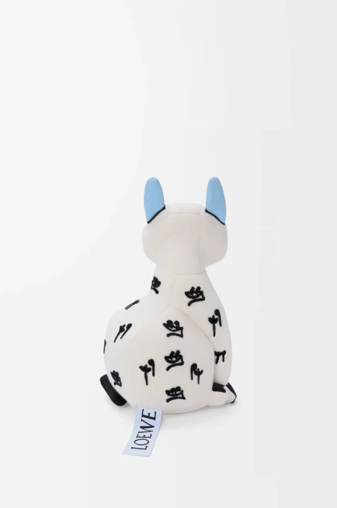 Peluche gatto in velluto di cotone Bianco morbido Peluche gatto in velluto di cotone Bianco morbido
