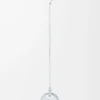 Pochette a palloncino in pelle di vitello nappa argento Pochette a palloncino in pelle di vitello nappa argento