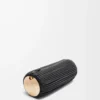 Pochette bracciale in nappa plissettata nera Pochette bracciale in nappa plissettata nera
