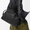 Pochette Flamenco grande in pelle di vitello nappa Black Pochette Flamenco grande in pelle di vitello nappa Black