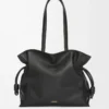 Pochette Flamenco grande in pelle di vitello nappa Black Pochette Flamenco grande in pelle di vitello nappa Black