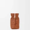 Pochette Flamenco grande in pelle di vitello nappa Squirrel Pochette Flamenco grande in pelle di vitello nappa Squirrel