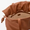 Pochette Flamenco grande in pelle di vitello nappa Squirrel Pochette Flamenco grande in pelle di vitello nappa Squirrel