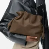 Pochette Flamenco media in nubuck martellato Tundra Pochette Flamenco media in nubuck martellato Tundra