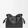 Pochette Flamenco media in pelle di vitello nappa Black Pochette Flamenco media in pelle di vitello nappa Black