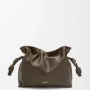 Pochette Flamenco media in pelle di vitello nappa Chocolate Pochette Flamenco media in pelle di vitello nappa Chocolate