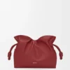 Pochette Flamenco media in pelle di vitello nappa rosso bruciato Pochette Flamenco media in pelle di vitello nappa rosso bruciato